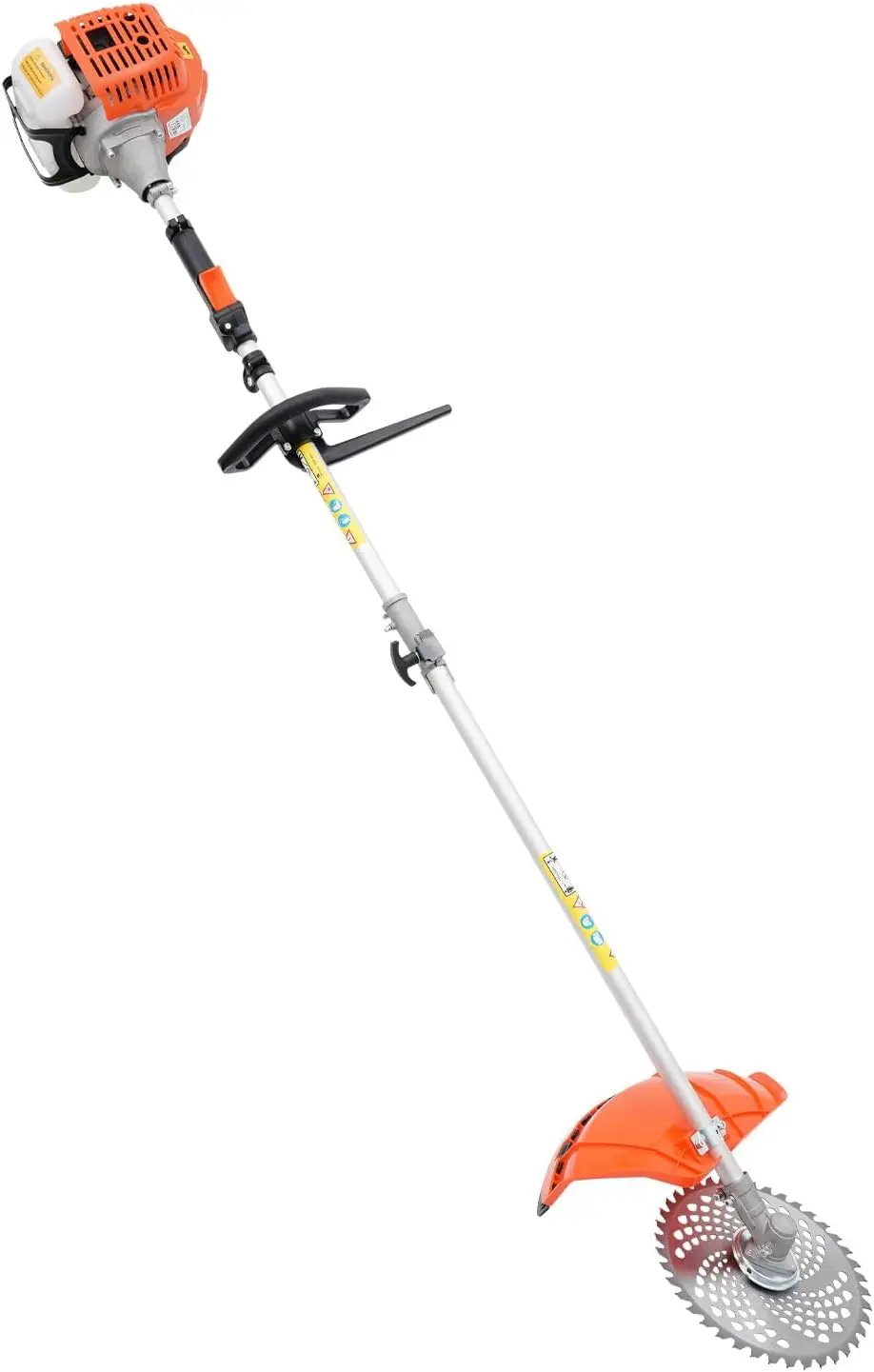 NEWEST 5 in 1 Gas Weed Eater, 2 Stroke 52CC 2.3HP Gasoline Weed Wacker Air Cooled Single Cylinder Gas Trimmer Alloy Steel Brush Cutter Multi Functional Manual Trimming Tools Gasoline Hedge Trimmer w/Blade