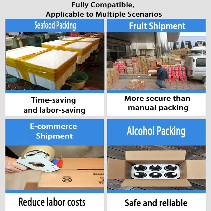 

200KG Electric Rotary Turntable Electric Baler Tape Winder Carton Sealer Manual Stretch Film Wrapping Machine for Seafood & Frui