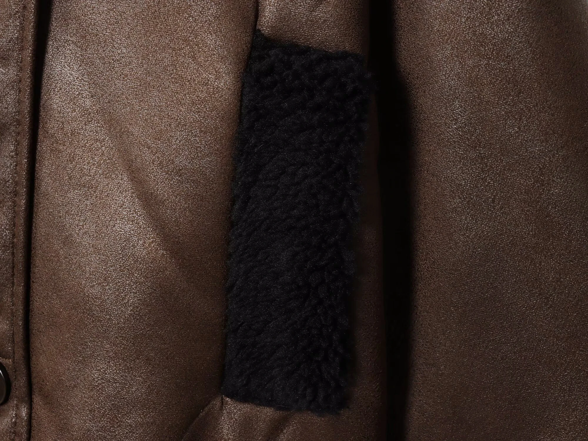 سترة ZERAINS على الطراز الأوروبي والأمريكي للخريف والشتاء من فراء الضأن الاصطناعي الجديد مع طية صدر السترة وسترة متكاملة على الوجهين