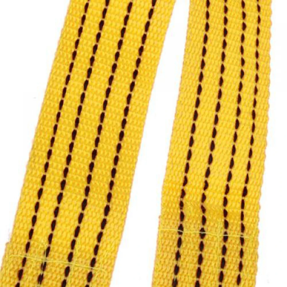 

3m Yellow Car Tow Rope 45mm Width Heavy Duty Recovery Towing Strap 3Meter Car Heavy Duty Two Strap Truck Hooks Safe Night