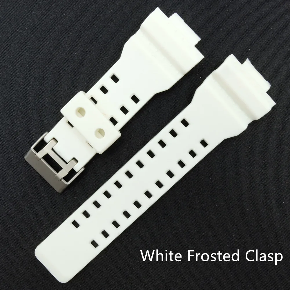 Suitable Brand for Gshock Watch Strap GA100/110/120/GD100/120/GA300/G-8900 Raised 16mm Replacement Watch Straps