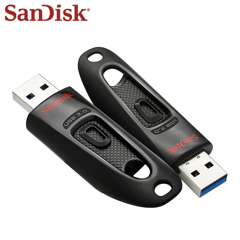 SanDisk Ultra USB 3.0 Флэш-накопитель 16 ГБ 32 ГБ 64 ГБ 128 ГБ 256 ГБ 512 ГБ CZ48 Высокоскоростной флэш-накопитель Mini U Stick USB-накопитель