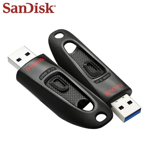 Unidad Flash SanDisk Ultra USB 3,0 16GB 32GB 64GB 128GB 256GB 512GB CZ48 Mini unidad colgante de alta velocidad U Stick memoria USB