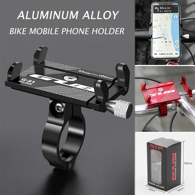

Bicycle Mobile Stand Aluminum Bike Phone Holder Smart Phone Holder Bike Support Telephone Velo Soporte Movil Para Bicicleta
