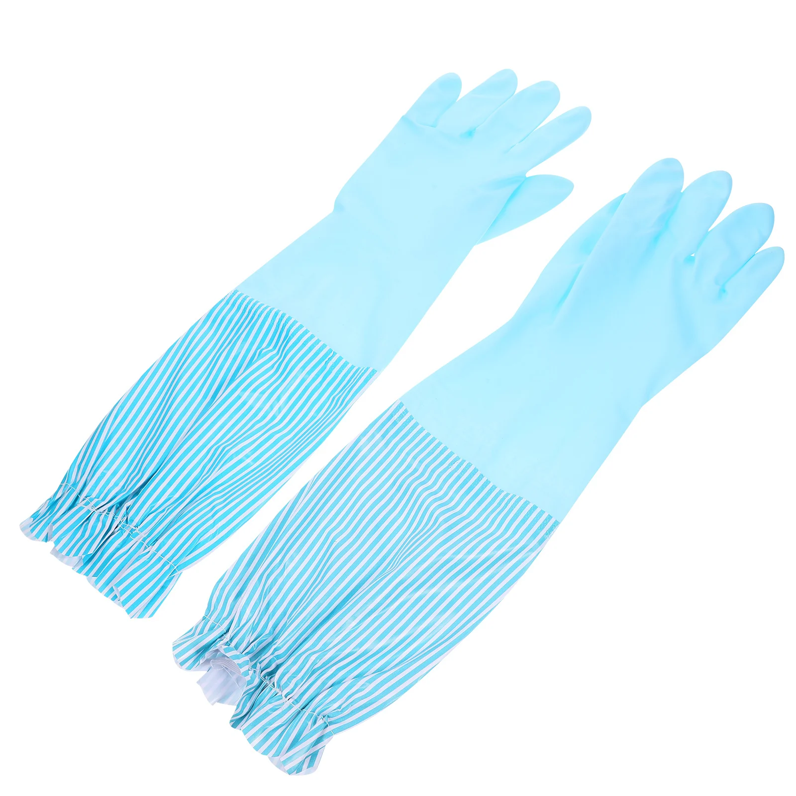 

1Pair Heavy Duty Kitchen Gloves for Washing Dishes Extra Long Warm Lined Cleaning Gloves for Winter Home Garden Laundry Tasks