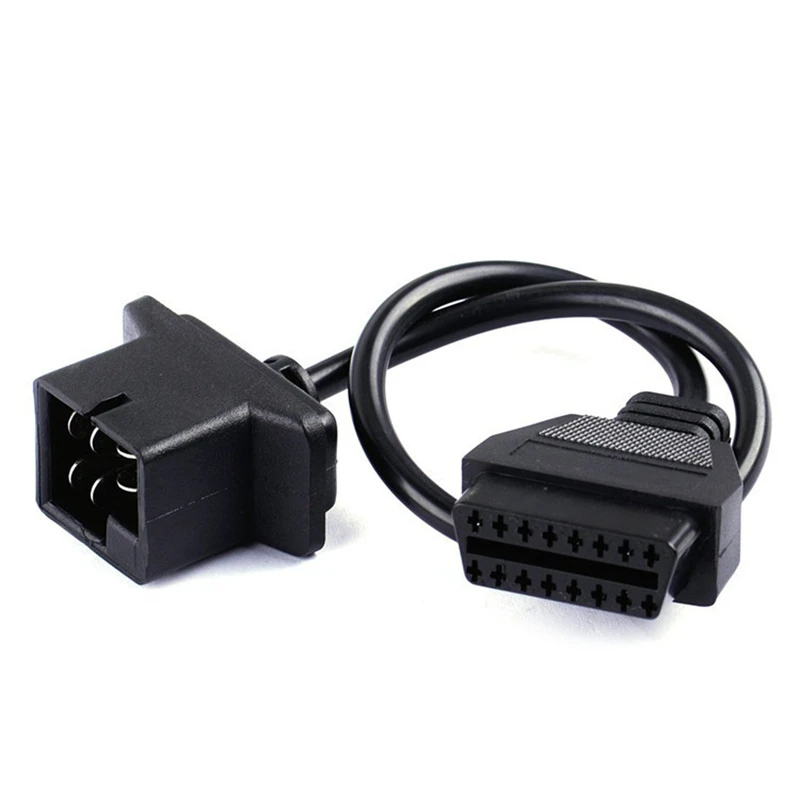 Conector de diagnóstico OBD1 a OBD2 de 6 pines para herramienta de diagnóstico Chrysler OBD2, Cable adaptador, lector de código de escaneo,