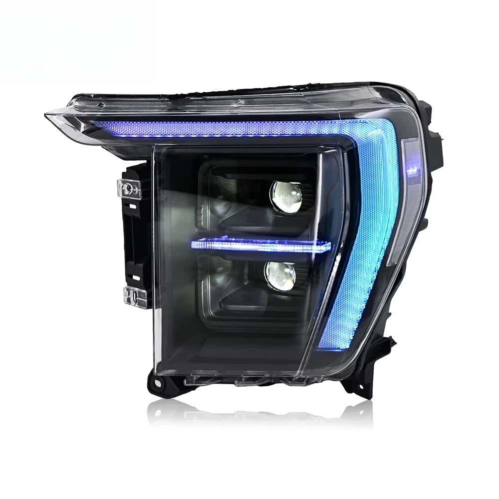 F150-A500-A-RGB Car Headlights for F150 2021-2023 LED Car Headlights Modified RGB Mode Headlights Assembly