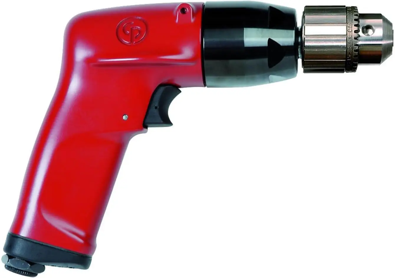 

Pneumatic CP1117P26 - Air Power Drill, 3/8 Inch (10 mm), Keyed Chuck, Pistol Handle, 1.01 HP / 750 W, Stall Torque 4.6 ft. lbf /