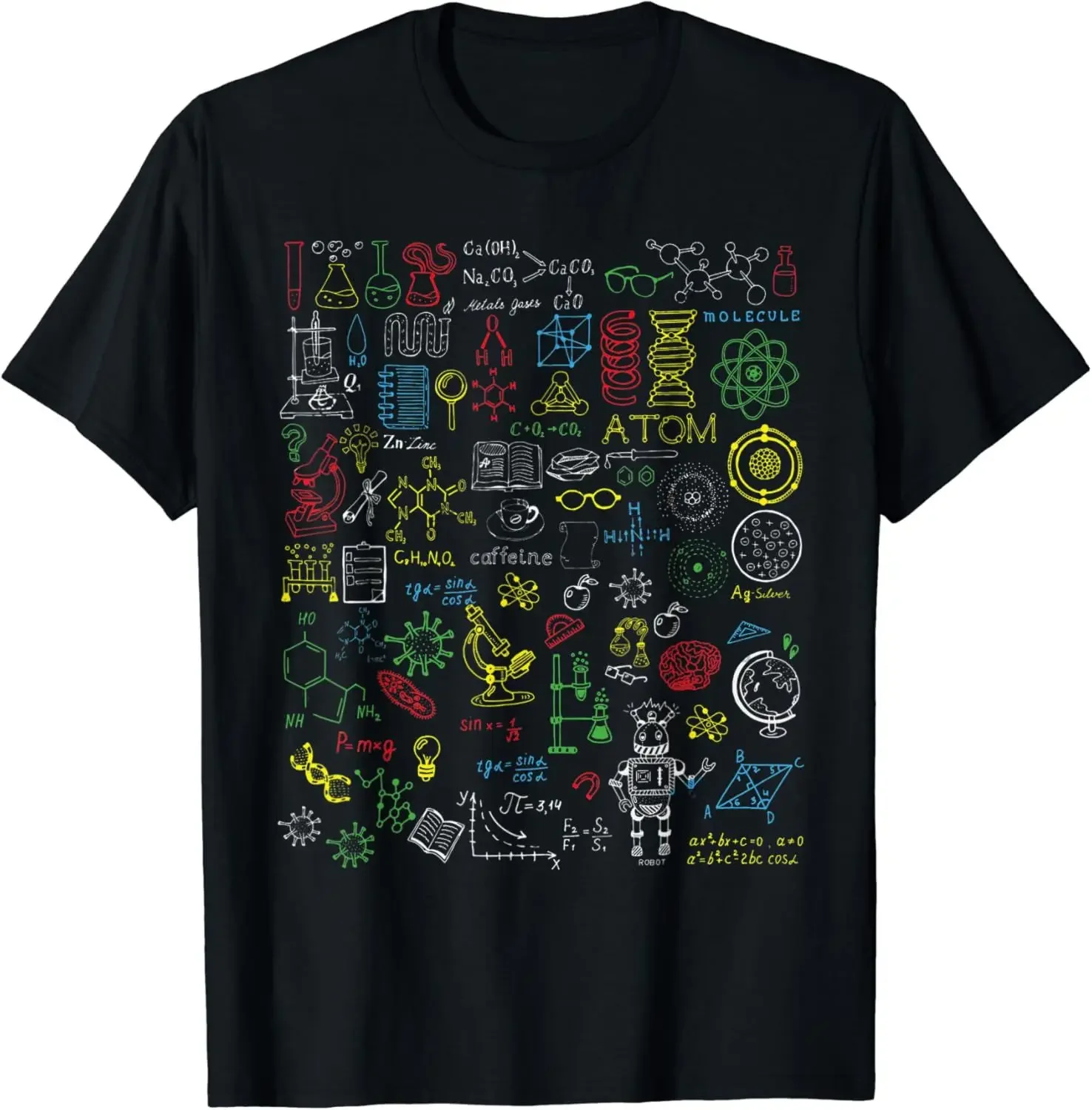 Melhor venda moda novo segredo engraçado ciência nerdy biologia física matemática amante camiseta engraçado ciência roupas t camisa