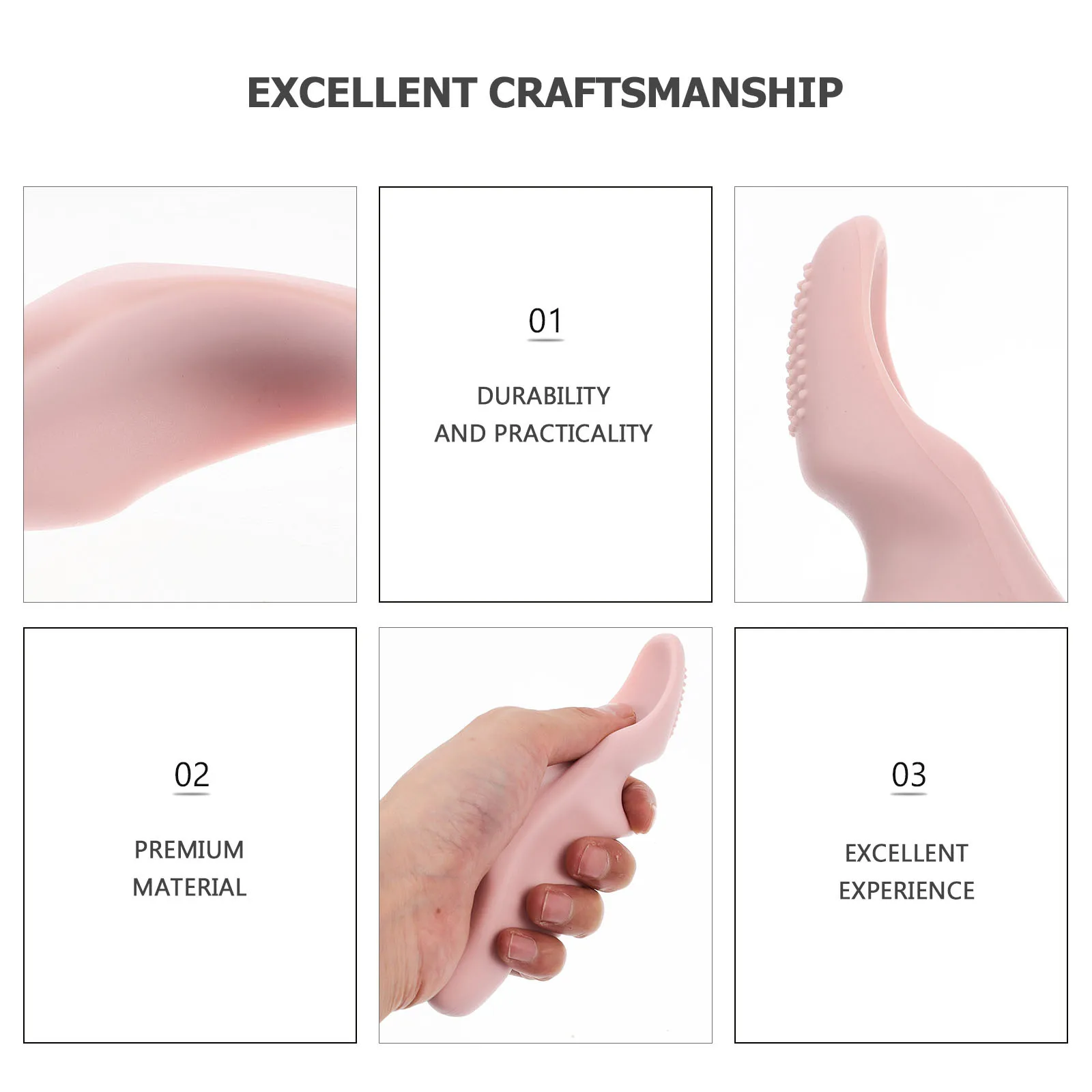 

Thumb Massager Silicone Acupoint Tool Household Body Massager Reusable Ergonomic Massage Tool for Neck Wrist Foot Relaxation