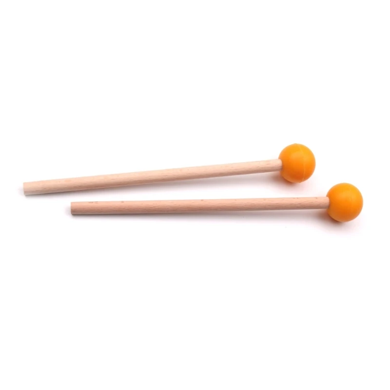 2pcs Xylophone Drumstick Small Musical Drumsticks Round Head Hammer