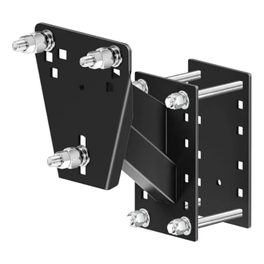 

Spare Tire Mount Bracket for Trailer and Carrier - 160lbs Capacity Fits 5 and 6 and 8 Lugs Wheels on 4.5" 4.75" 5.0" 5." " 6.5"