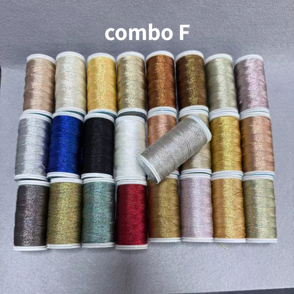 Sanbest 4 Strands Metallic Tatting Thread Set for Shuttle Tatting Lace DIY Handmade Bracelet Earring Macrame Yarn Craft Kit