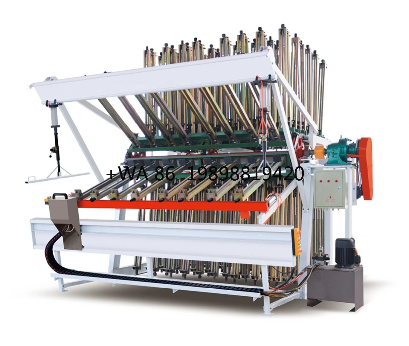 Woodworking Wood Block Board Panel Jointing Gluing Hydraulic Liquid Compression Clamp Carrier Composer Press Pressing Machine CE