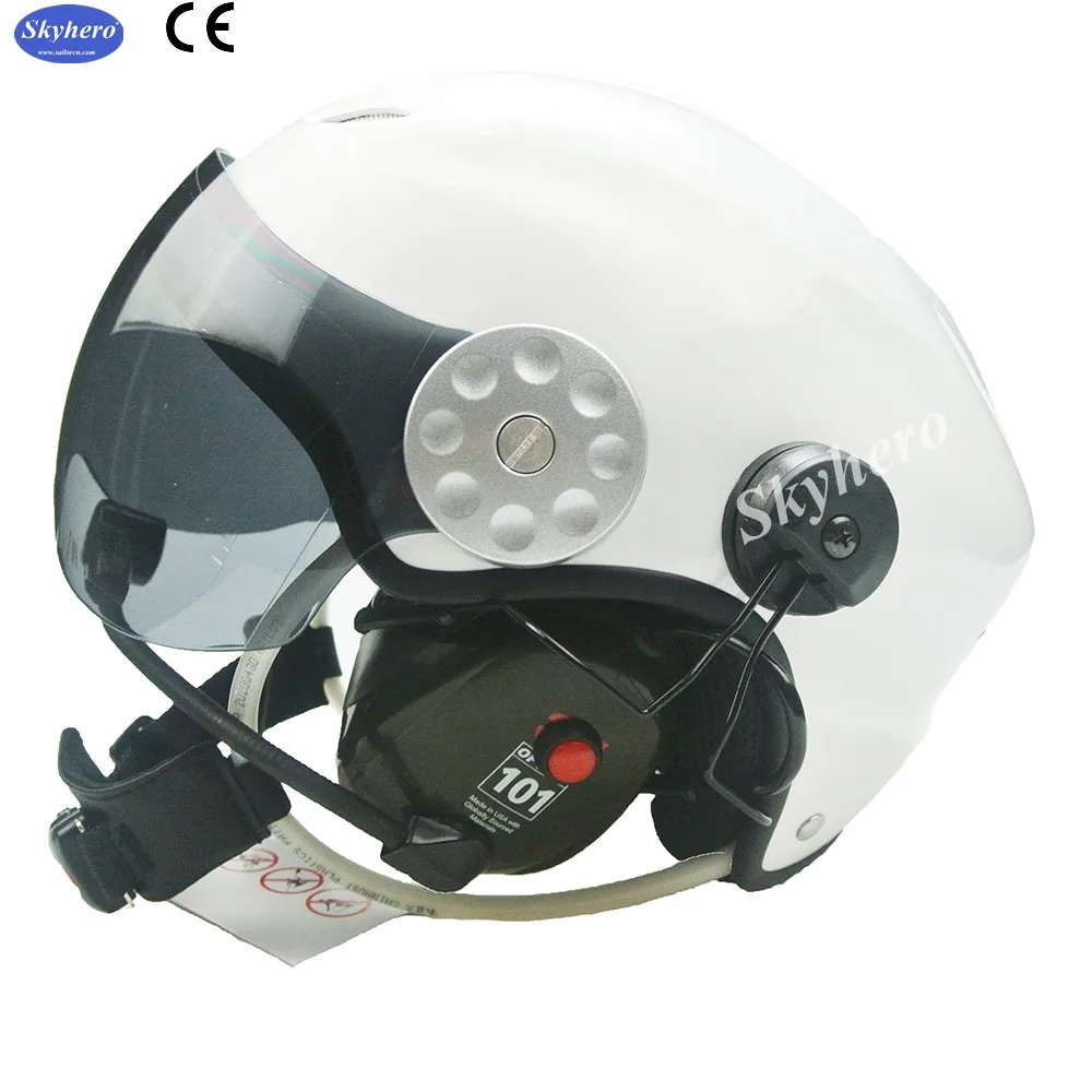 Powered Paragliding Helmet with Noise Canceling, EN966 Certification, Paragliding Helmet