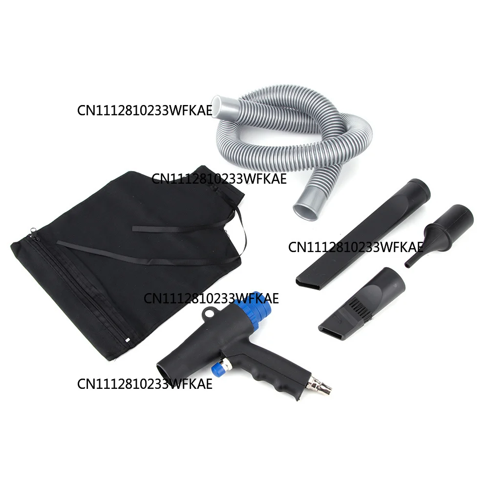 2-in-1 Air Vacuum Blow Gun Pneumatic Cleaner 6kPa Suction Kit