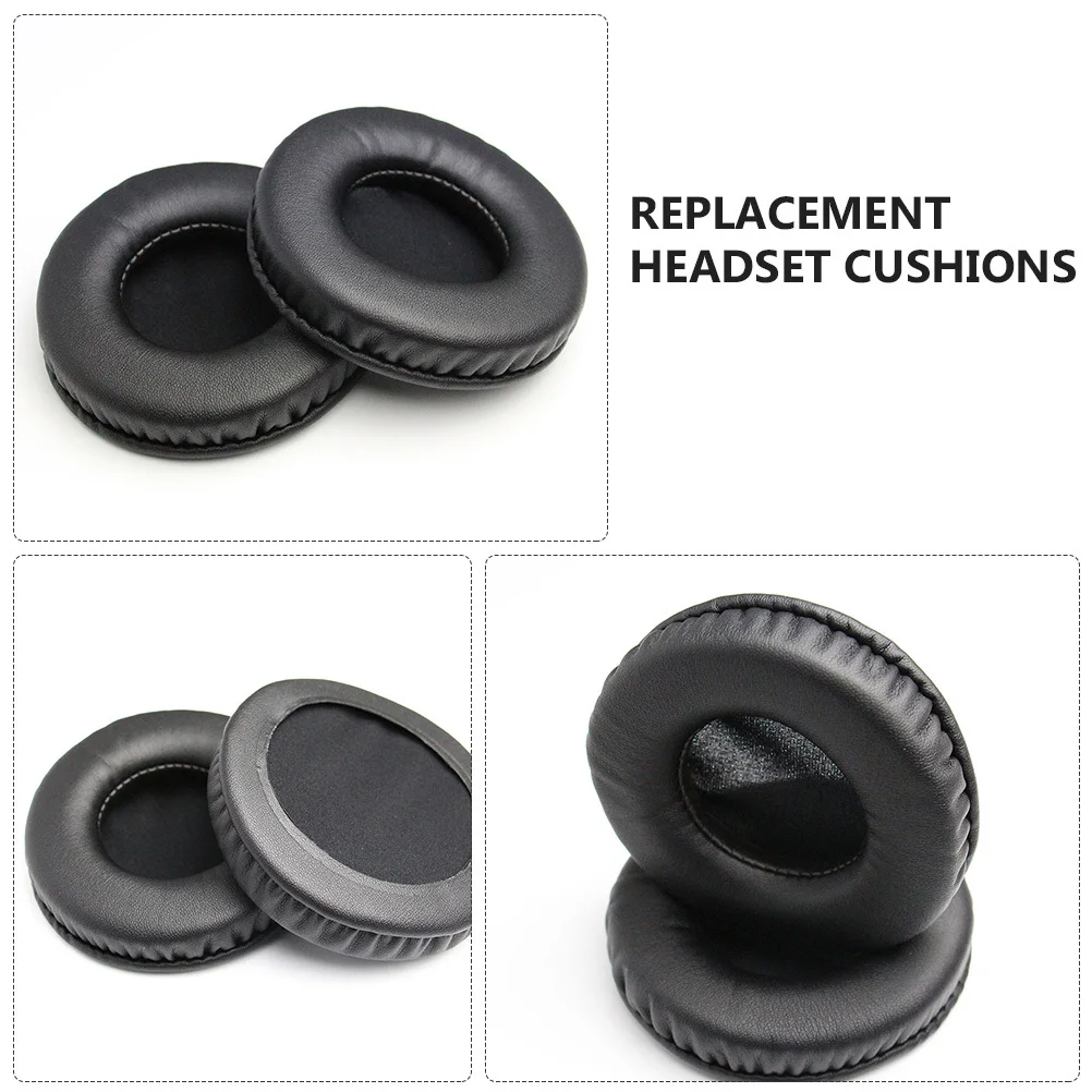 1 par de almofadas de fone de ouvido simples, substituição de almofadas de ouvido quebradas antigas, excelente desempenho de isolamento de som, almofadas de fone de ouvido confortáveis