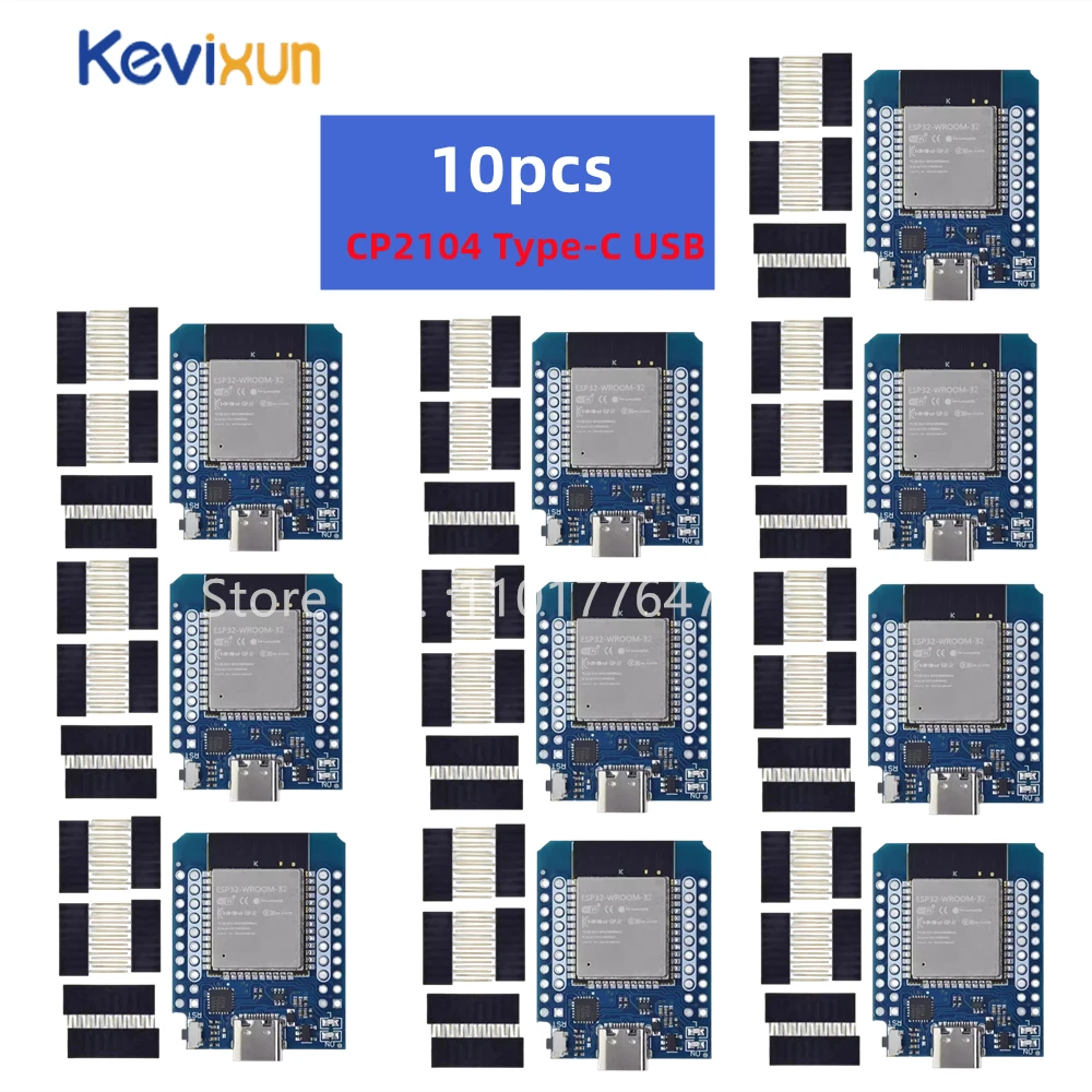 5pcs/10pcs D1 mini ESP32 ESP-32 WiFi+Bluetooth-compatible Internet of Things development board based ESP8266 Fully functional