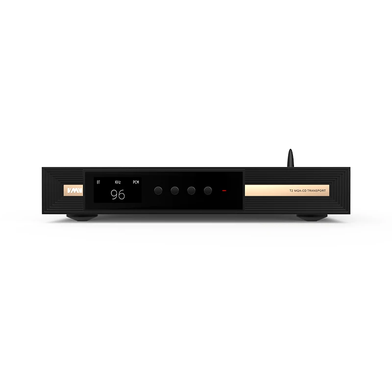 SMSL T2 MQA-CD Transporte Hi-Res Digital Media Center Suporte 32Bit/768kHz DSD512 com Controle Remoto