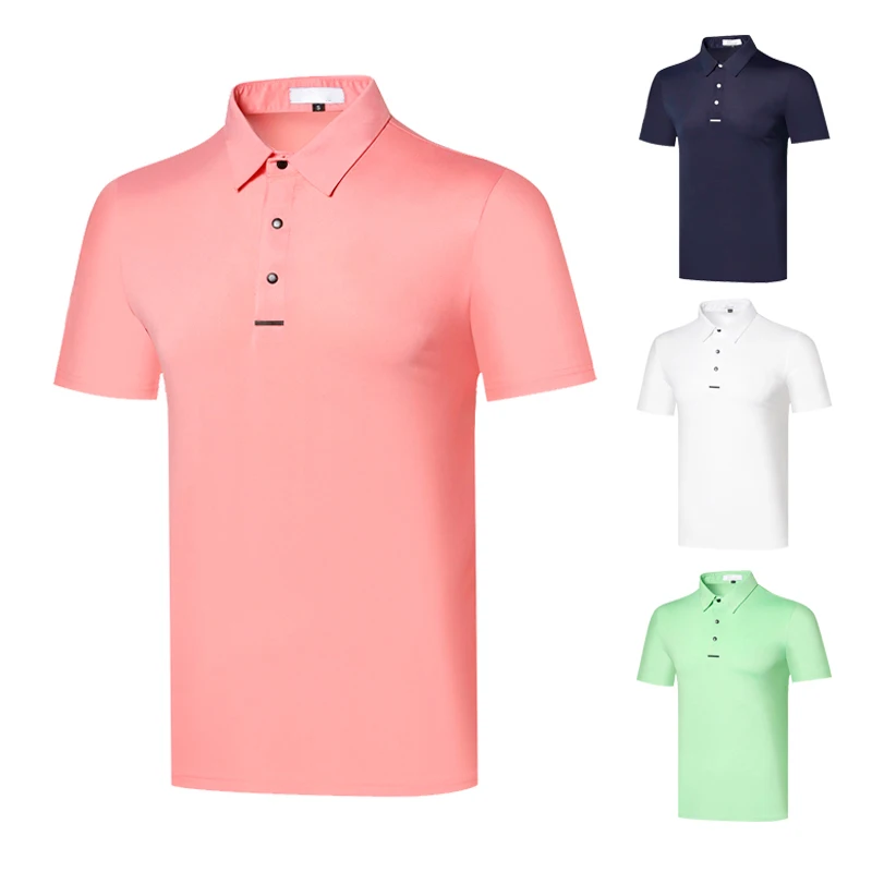 Summer new golf men's sport polo shirt, golf short sleeved quick drying jersey, team uniform, moisture absorbing top