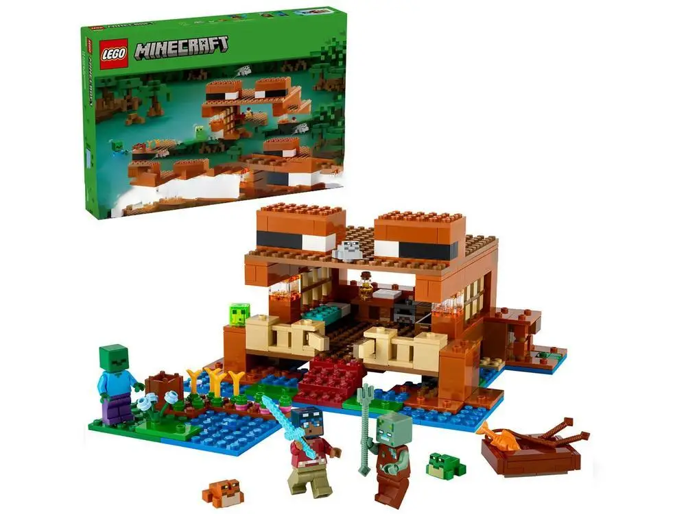 LEGO Minecraft The House Sapo 21256 – O Conjunto de 400 Peças que Transforma Qualquer Sala em Uma Aventura