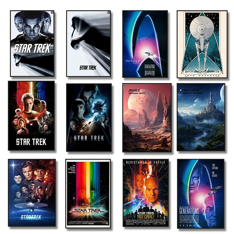 Film S-Star T-Trek Poster Canvas Painting Prints Poster Wall Art Picture Bedroom Living Room Wall Bar Restaurant Decor