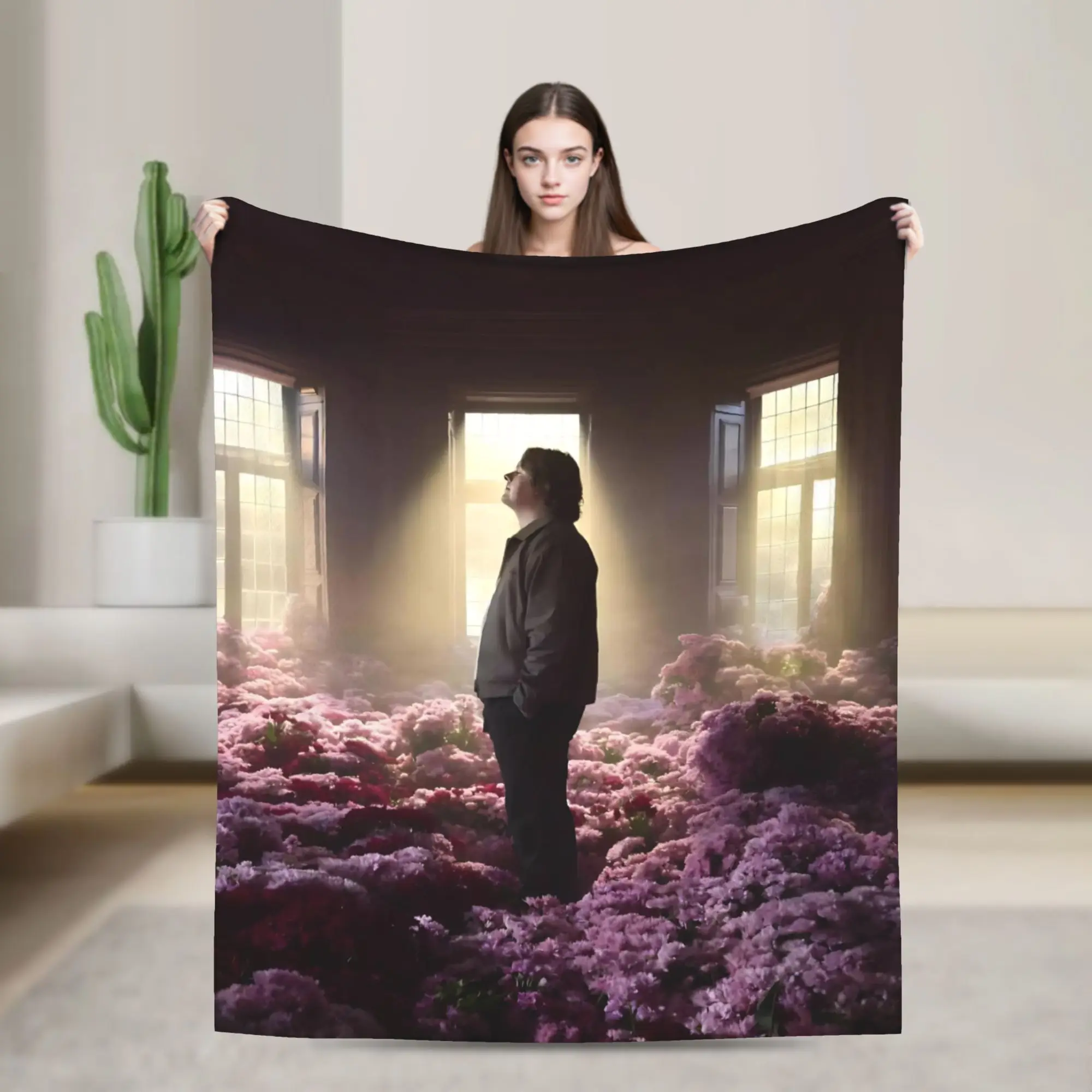 Super Soft Lewis Capaldi Tour 2026 Throw Blanket Premium Flannel Fleece Lightweight  Bed Blanket Warm Plush Blankets All Season