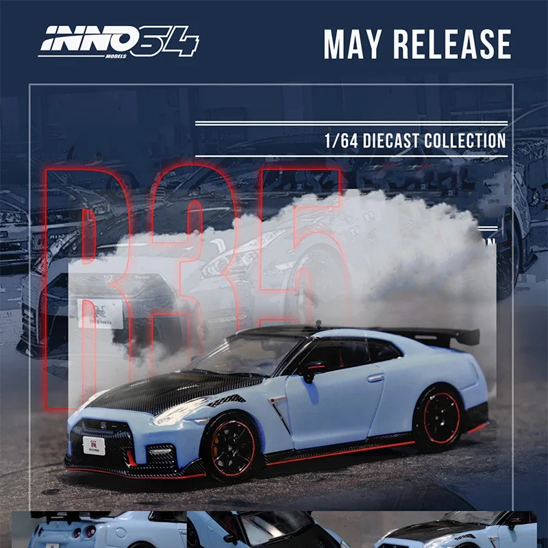 

In Stock INNO 1:64 GTR R35 Special Edition Diecast Diorama Car Model Collection Miniature Toys