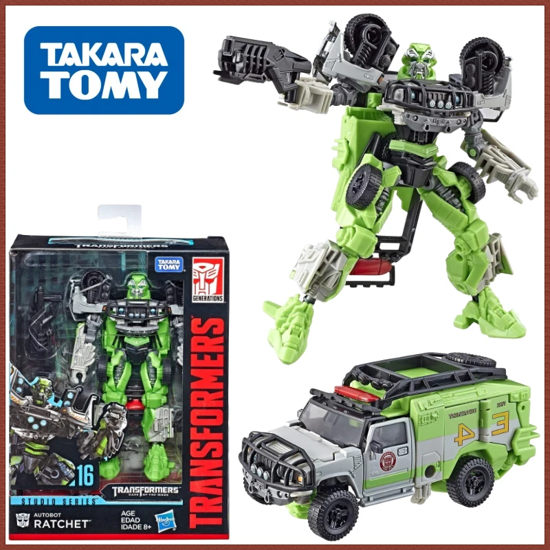 In Stock Takara Tomy Transformers SS Series SS-16 D-Class Ratchet Action Figures Robot Collectible Figures Model Toys Kid Gift