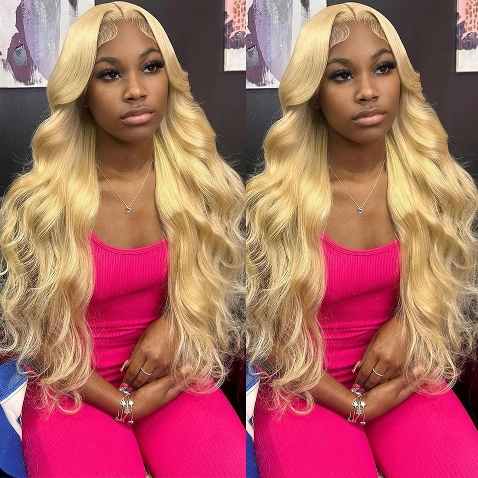 613 Blonde HD Lace Frontal Human Hair Wigs 13x6 Tuneful Brazilian Body Wave Lace Wigs Lace Front Human Hair Wigs For Black Women