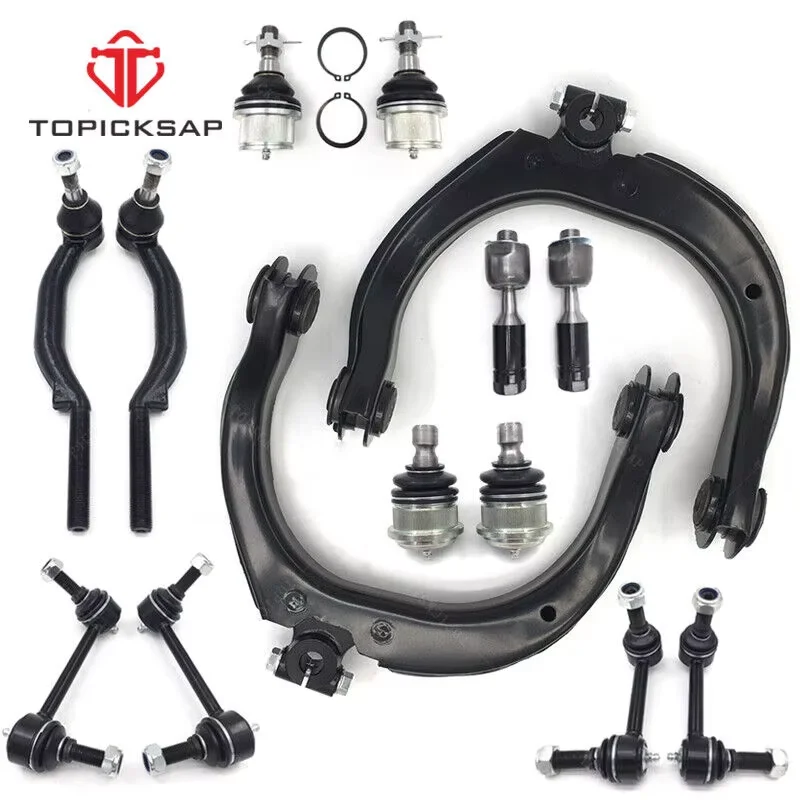 

TOPICKSAP 14Pcs Control Arm Ball Joints Tie Rod 16mm Kits for Buick Rainier Chevrolet Trailblazer GMC Envoy Bravada 2004 - 2007