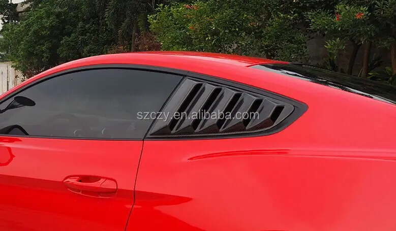 Suitable for Carbon fiber window side vent sunshade Ford Mustang 2015 view 6