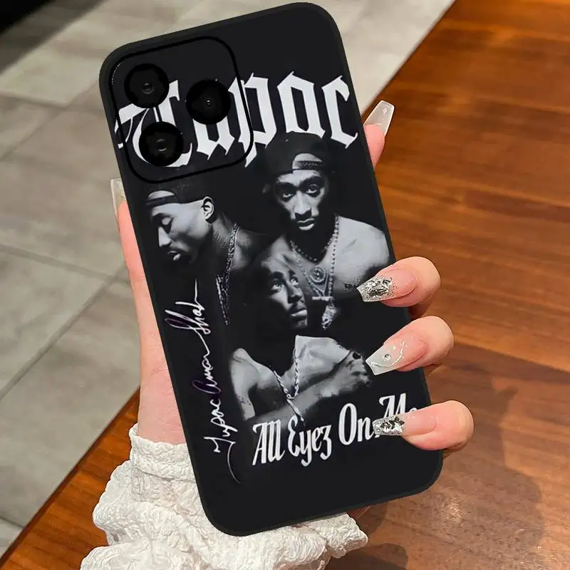 Rapper 2pac Singer Tupac  Phone Case For iPhone 7 8 Plus 11 12 13 Pro Max  14 14Pro Max