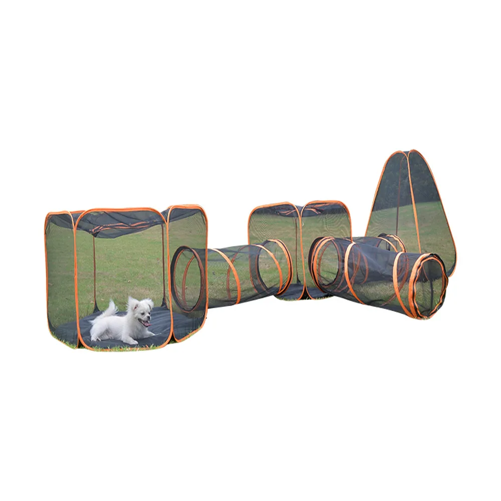 

Outdoor Cat Enclosures For Indoor Dogs Outdoor 6 In 1 Cat Tent Tunnel And Playhouse Play Tents For Cats