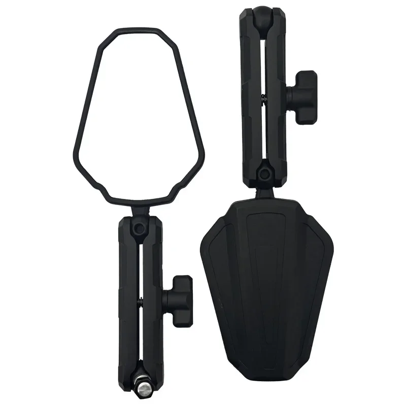 Universal Motorcycle Mirrors Angle Adjustable Folding Handlebar Side Mirror Compatible with Adventure Dirt Street Bike ATV