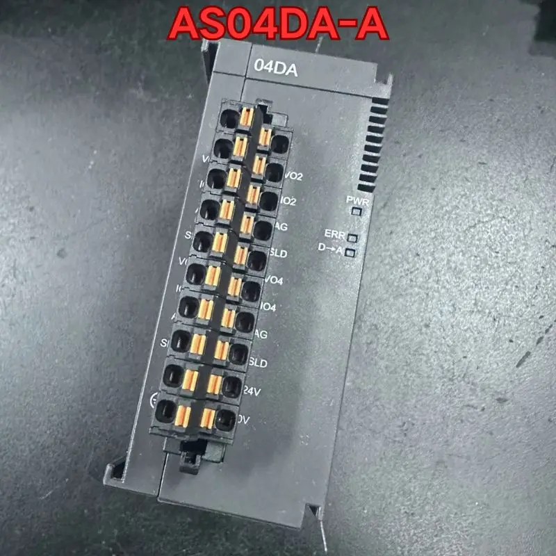 

Second-hand PLC module AS04DA-A function test is normal