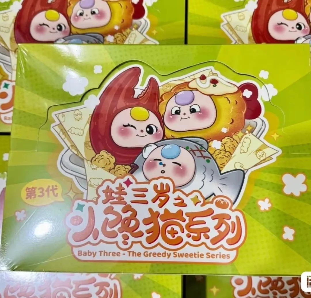 

Baby Three The Greedy Sweetie Series 3.0 Trendy Blind Box Cute Doll Figurine Kawaii Collectible Figures For Kids And Collectors