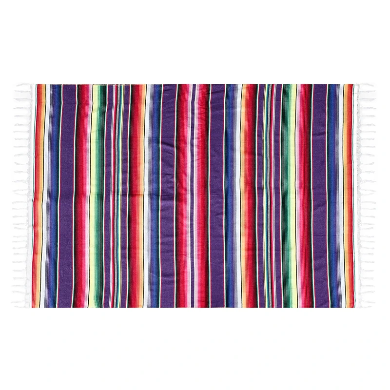 

Promotion! Mexican Tablecloth For Mexican Party Wedding Decorations, Mexican Saltillo Serape Blanket Bed Blanket Outdoor Table C