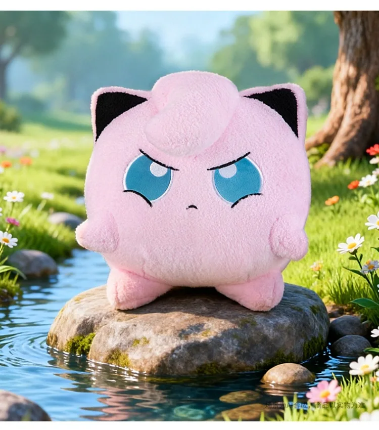 Sehr Weiches Flauschiges Jigglypuff Plüschtier Gefülltes Anime-Kuschelkissen Japanischer Stil Plüschfiguren Cartoon-Puppe Sofa Bett Heimdekoration Geschenke – Detail 16