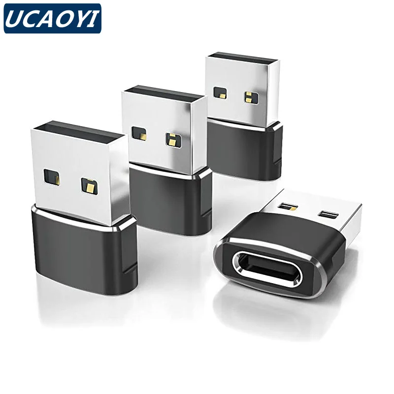 

UCAOYI USB OTG Male To Type C Female Adapter Converter, Type-C Cable Adapter For Nexus 5x6p Oneplus 3 2 USB-C, Data Charger