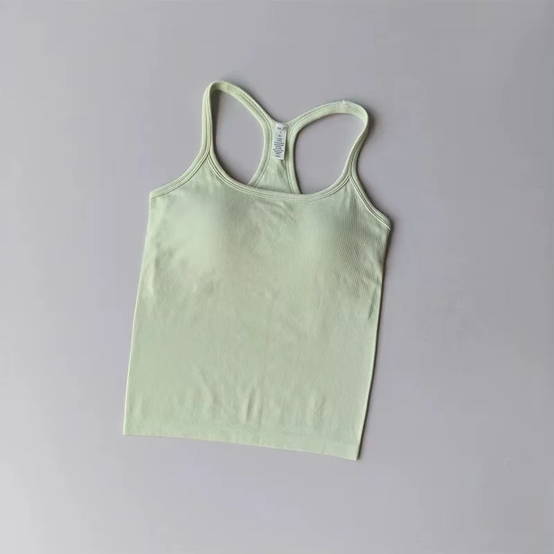 Damen Yoga-Bekleidung Sport-BH Stoßfest Push-Up Fitnesskleidung mit Gepolsterter Brust Lauf-Oberbekleidung Pilates Tanktop – Detail 21