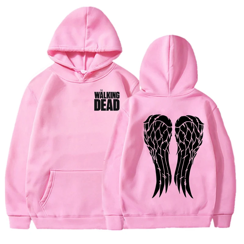 New Funny The Walking Dead Print Hoodie Women Men Casual Pullover Personalized Sweatshirt Plus Size