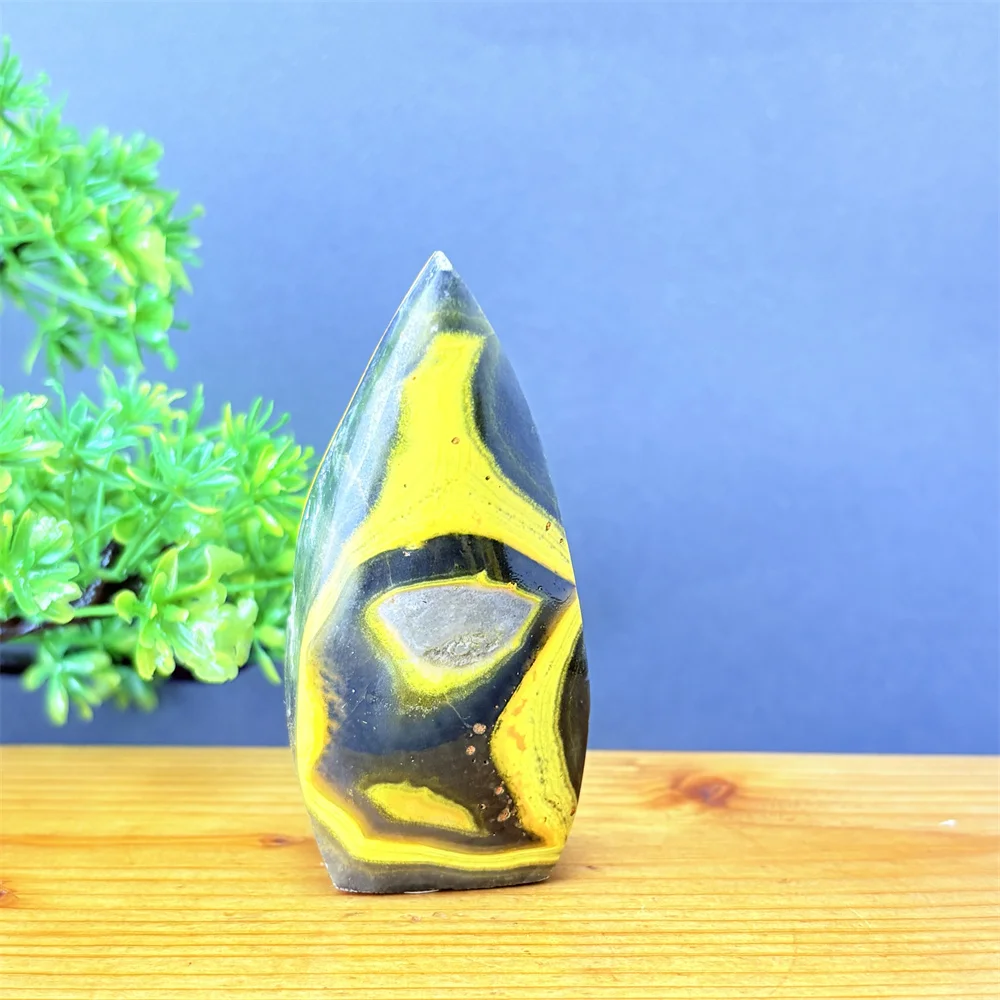 Cristal naturel de bourdon, forme libre, rare, en forme de torche - Ornement spirituel pour la guérison, décoration intérieure, cadeau d'appréciation