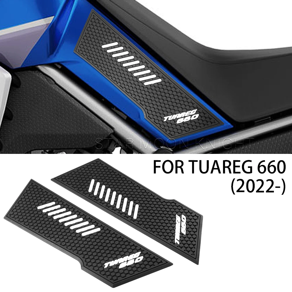 

For Aprilia Tuareg 660 Tuareg660 2022 - Motorcycle Side Fuel Tank Pads Protector Stickers Decal Gas Knee Grip Traction Pad