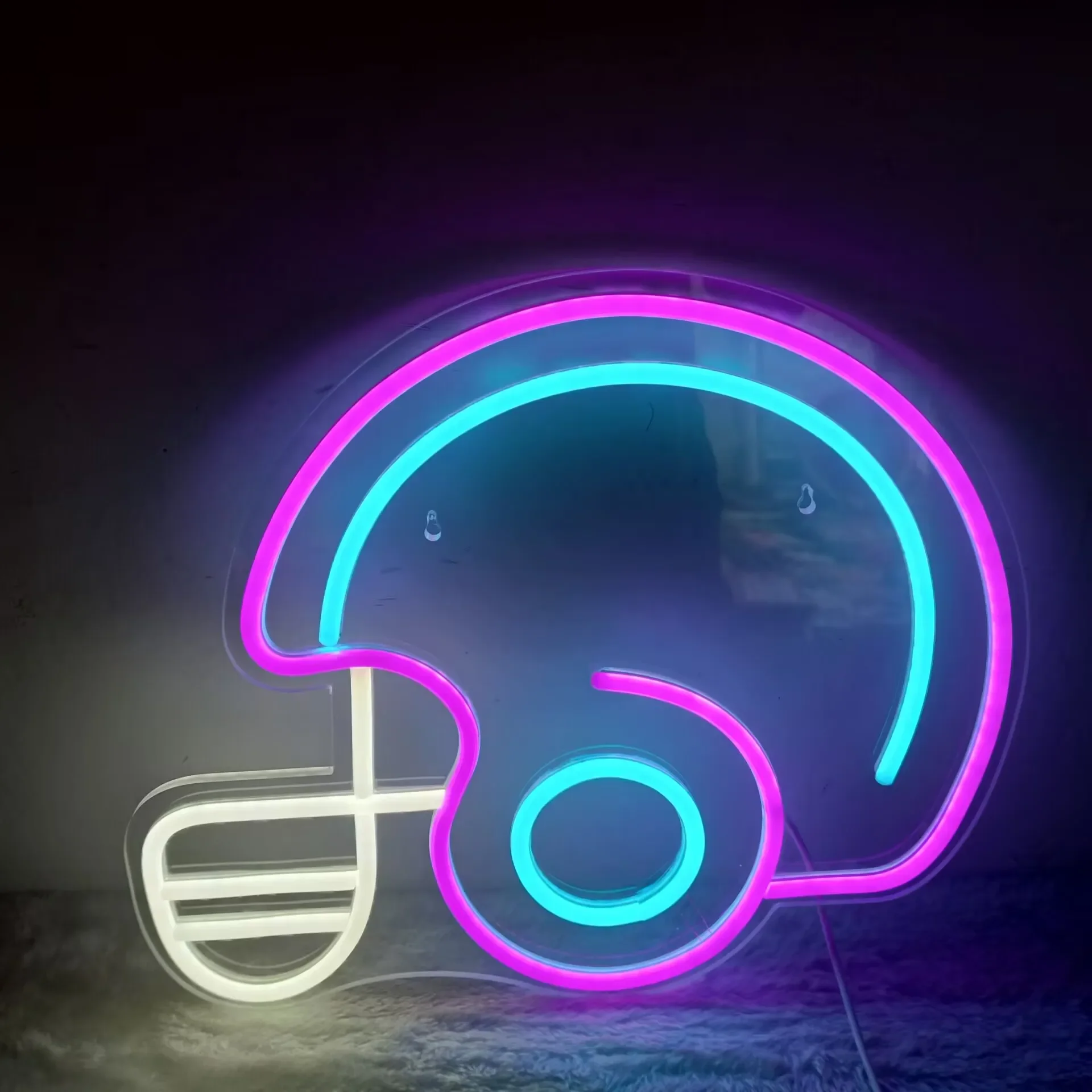 LED ضوء النيون قبعة النيون جدار ديكور لتناسب غرفة نوم حديقة رجل الكهف شريط المنزل ديكور الحفلات هدية لصديق USB بالطاقة #3