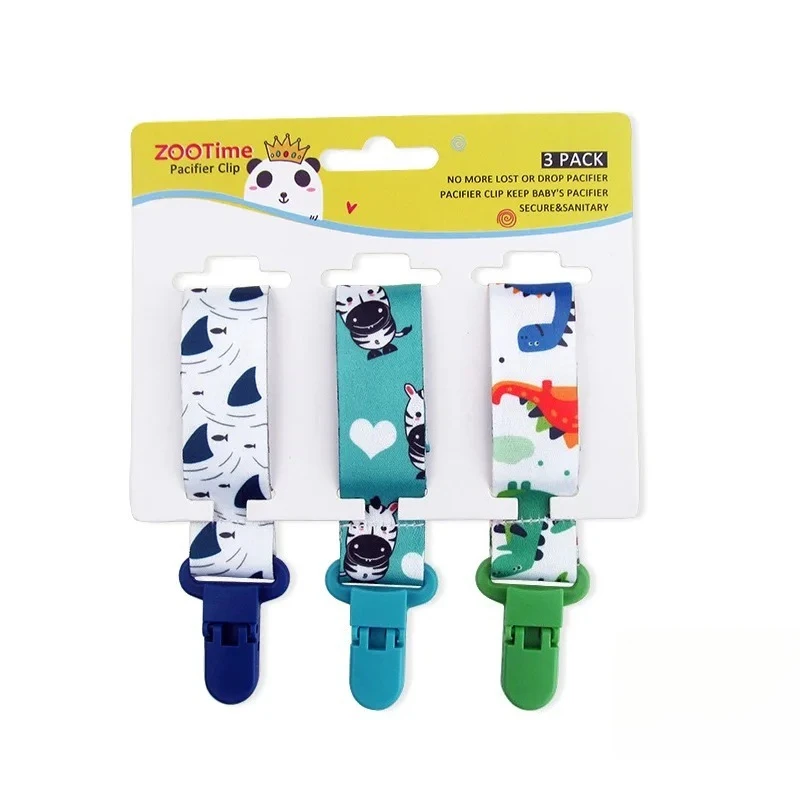 سلسلة الطفل هوة الدمية كليب 3 قطعة/المجموعة شخصية هوة كليب الحلمة حامل للطفل الكرتون طباعة الطفل مشابك مصاصة للرضع #1