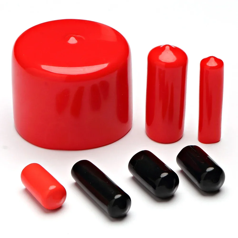 Rubber Cap Seals Nuts Silicone Sleeve Stopper Soft Cover End Caps Screw Plastic Blanking Protective Lid