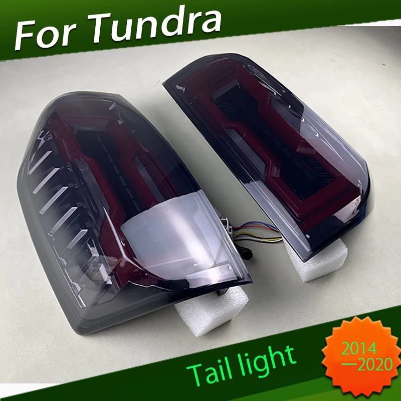 

For Toyota Tundra 2014 2015 - 2020 LED Taillight Rear Running Light + Brake Lamp + Reverse + Dynamic Turn Signal