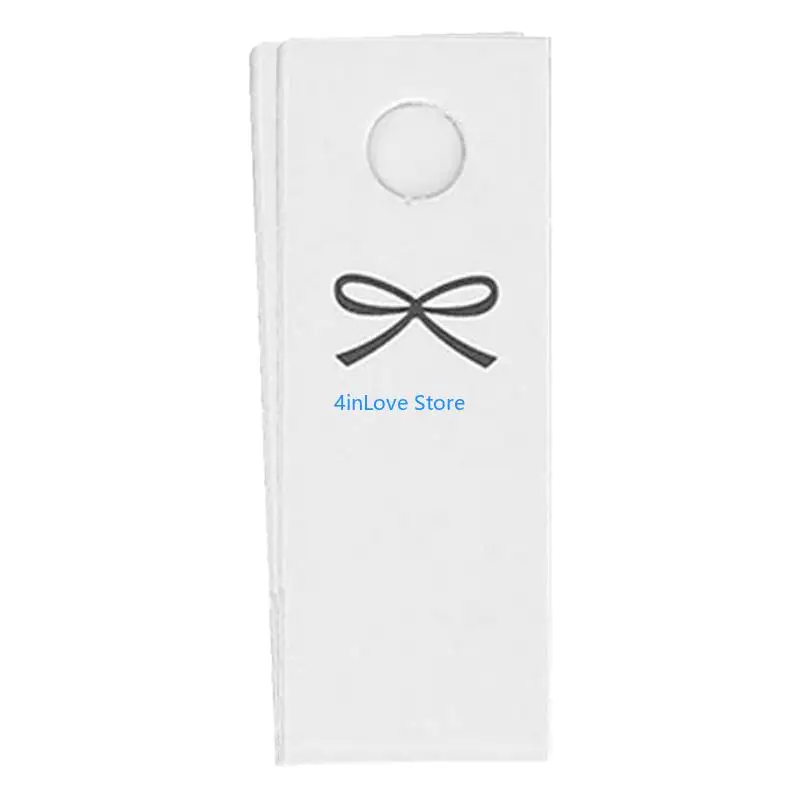 

T4MD 100pcs Blank Jewelry Display Card