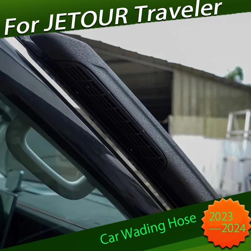 Auto Waadslang Geschikt Voor Jetour Traveler T2 2023 2024 Modificatie Speciale Auto Dak Luchtinlaat Exterieur Off-Road Accessoires